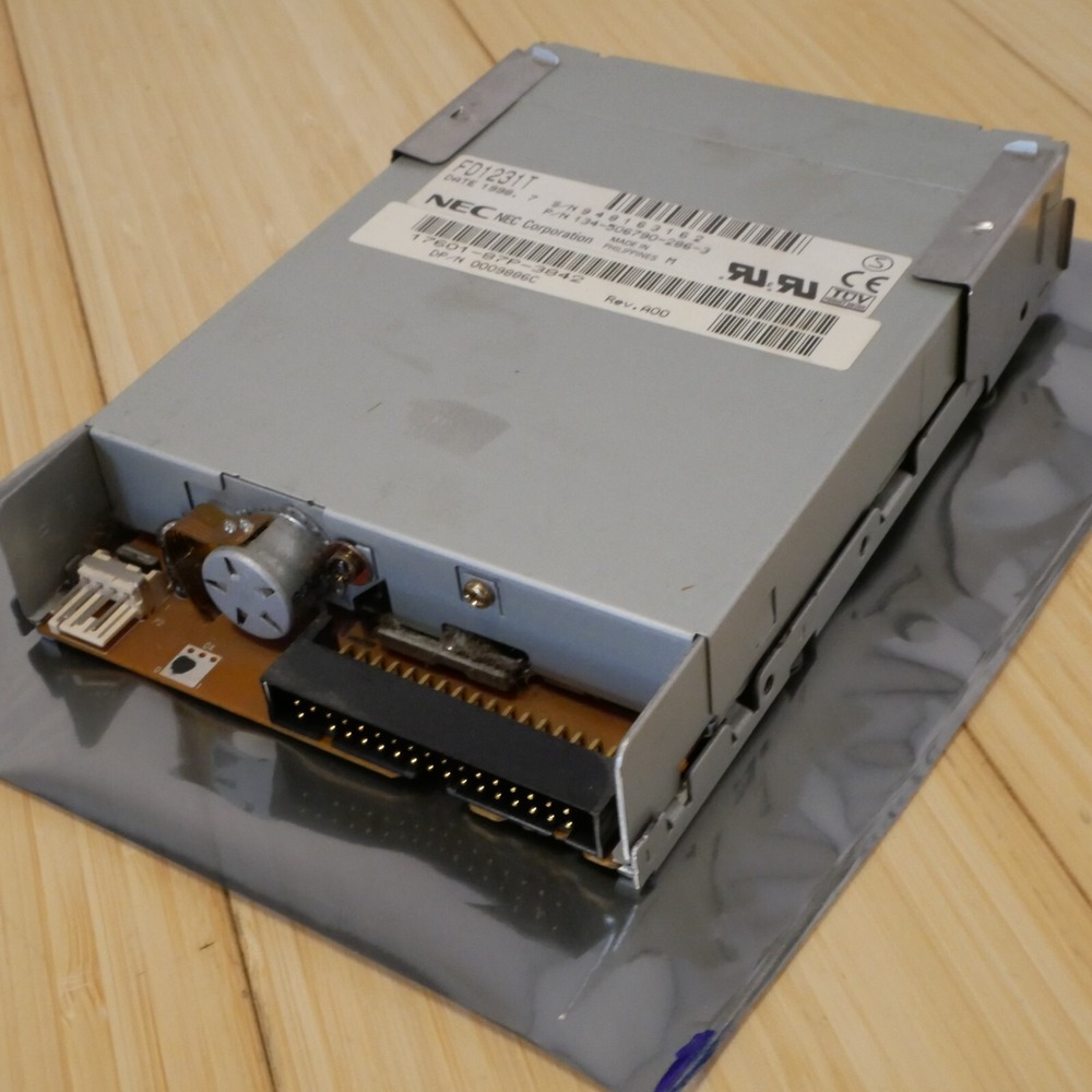 NEC HP 3.5 inch‎ Floppy Disk Drive FD1231T Internal Desktop 1.44MB Tested - 39 - Picture 3 of 8
